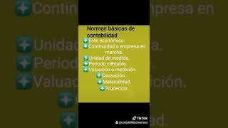 Principios de contabilidad generalmente aceptados y normas básicas de contabilidad.