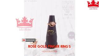 1 gram gold rose gold finger rings with price | buy online finger rings wholesale price