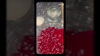 احلى واطعم واسهل طريقه لعمل الرمان 🌰🌰