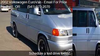 2002 Volkswagen EuroVan GLS 3dr Mini Van for sale in Medford