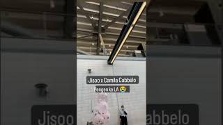 SOUNDCHECK JISOO X CAMILA CABBELO DI LA 😱 #jisoo #jisooblackpink #camilacabello