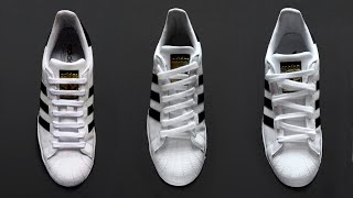 3 WAYS HOW TO LACE ADIDAS SUPERSTAR | Adidas Superstar Lace Tutorial