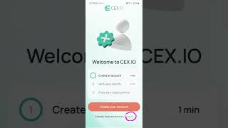 CEX.io Airdrop: How to link your Telegram to the App to see your balance on the App.