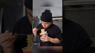 Trying Boosie’s Rap Snacks Ramen Noodles! 🔥 #rapsnacks #boosie #kennychao #viralvideos