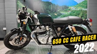 New Royal Enfield Continental GT 650 Twin 2022 Model | 2022 Royal Enfield Continental GT 650 Green