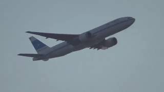 Kuwait Airways Boeing 777-200 Canarsie Approach to JFK airport