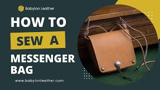 How to Craft a Veg Tanned Leather Small Square Bag | Babylon DIY Leather Kit