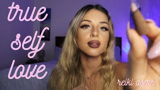 ASMR Reiki For REAL Self Love💖 ( Doing your skincare, tingly energy healing, connection to source)