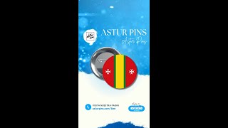 Astur pins - Chapas para mochilas, ¡Colecciónalas todas!