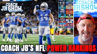 Coach JB's NFL Power Rankings After Week 9!