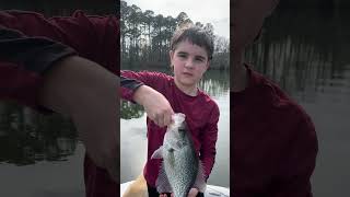 Fish are biting! #crappie #crappiefishing #bassfishing