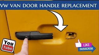 How to replace vw van door handle