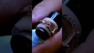 Making a ring for a fan #jewelry #rings #popular #handmade #jewelrymaking