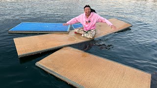 実家の畳で船作って友達を流してみた【ドッキリ】