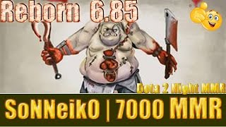 Dota 2 reborn 6 85 SoNNeikO 7000 MMR Pudge  Ranked Match Gameplay!