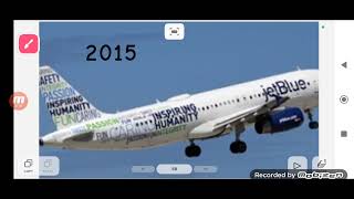 JetBlue Airbus A320 Fleet History (1999-Present)