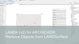 Remove Objects from LANDSurface | LAND4 for ARCHICAD®