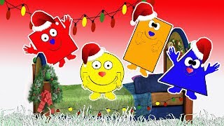 The Shapes | VIVASHAPES | Christmas Shapes | Jumping On The Bed. videos for kids.