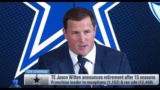 Jason Witten emotional NFL retirement press conference | May 3, 2018