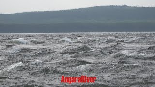 Ангара.Мурский порог/Angara River.