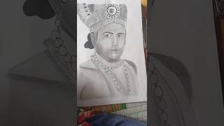 Arun govil potrait || ram drawing || #shorts #ytshots #tradingshorts #arungovil #potrait #sketch