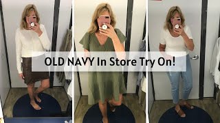 OLD NAVY In Store Try On! Looking For Fall Transition Pieces!!