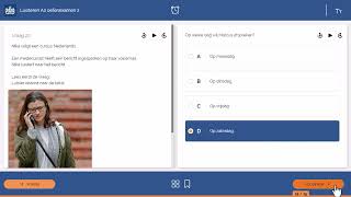 Luisteren examen A2 (nieuw systeem) 5 vragen