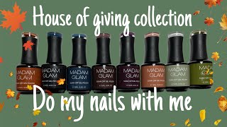 Doing My Nails & Swatching Madam Glams New Collection