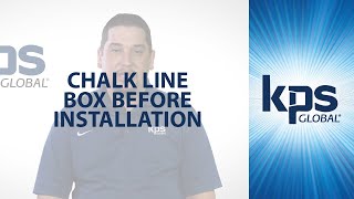 Chalk Line Box Before Installation