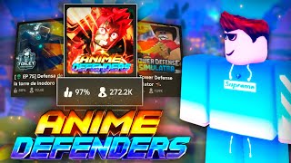 ¡EL NUEVO TOWER DEFENSE MÁS POPULAR DE ROBLOX! 🌟 "ANIME DEFENDERS"