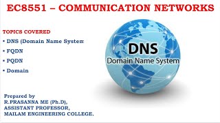 Domain Name System (DNS) - Basic Operation & Name Space - Part 1