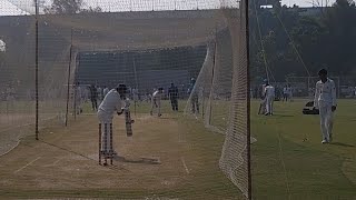 Test Crickter Azhar Ali Son Azaan Azhar  Giving Trials Of Under 13 Lahore Region