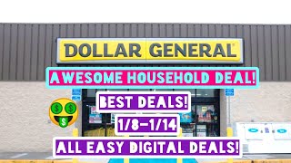 DOLLAR GENERAL BEST DEALS 1/8-1/14! ANY DAY DEALS! ALL EASY DIGITAL DEALS! YOU ONLY NEED YOUR PHONE!