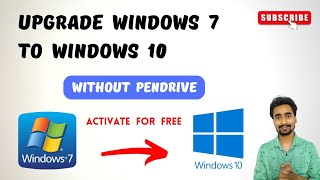 Free Upgrade From Windows 7 To Windows 10 Without Losing Data | Step By Step Tutorial