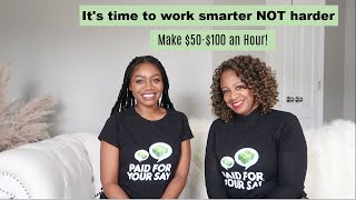 HOW TO MAKE $500 - $1500 A MONTH WITH FOCUS GROUPS | High Paying Side Hustle Work From Home 2021