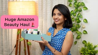 Huge Amazon Beauty Haul 💄!!SALE!!🌸Lipsticks, Shampoo, Creams…🦋