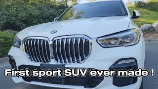 2019 BMW XDrive40i , First sport SUV ever made ! ( With detailed voice over specs )