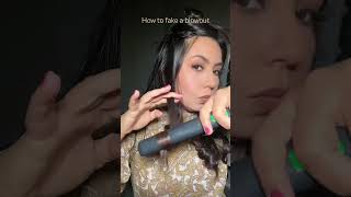 How to Fake a Blowout! #blowout #hairstyletutorial #curls #flatironcurls #hairtutorial