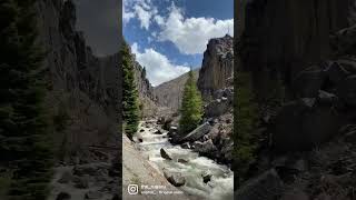 Mill Creek Before the flooding in the Jeep Wrangler