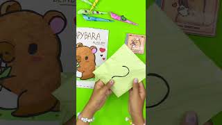 CAPYBARA BLIND BAG #shorts #shortvideo #papercraft #blindbag #asmr