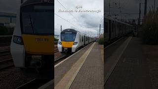 Thameslink Class 700 passes through Welwyn Garden City (6th April 2024)