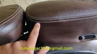 Royal Enfield Seat Cover - Gun Grey- Classic 350-Mail me if you need this cover