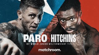 Paro vs Hitchins Breakdown and Prediction!!! #liamparo #richardsonhitchins #ibf #daznboxing