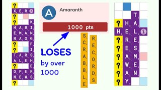 Scrabble records SHATTERED: 15-letter words galore and a 476-point play