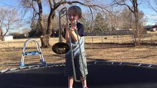 Fifth Birthday Trombone Solo