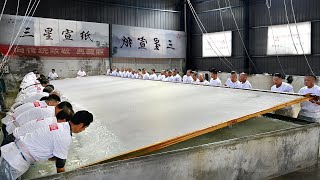 How One Factory Still Produces By Hand Some of the World’s Largest Sheets of Paper