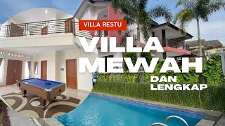 Villa Murah di Puncak Villa restu 4 ada Kolam renang Private Pool View Bagus