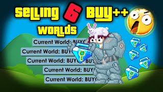 Selling 6 Buy ++ Worlds For ?! Growtopia