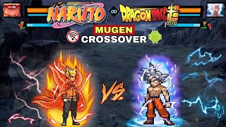 NARUTO VS DRAGON BALL MUGEN CROSSOVER (FULL CHARACTERS) BEST MUGEN [ANDROID]