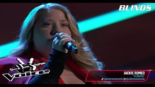 Jackie Romeo - Flowers by Miley Cyrus - The Voice 2024 - Blind Auditions